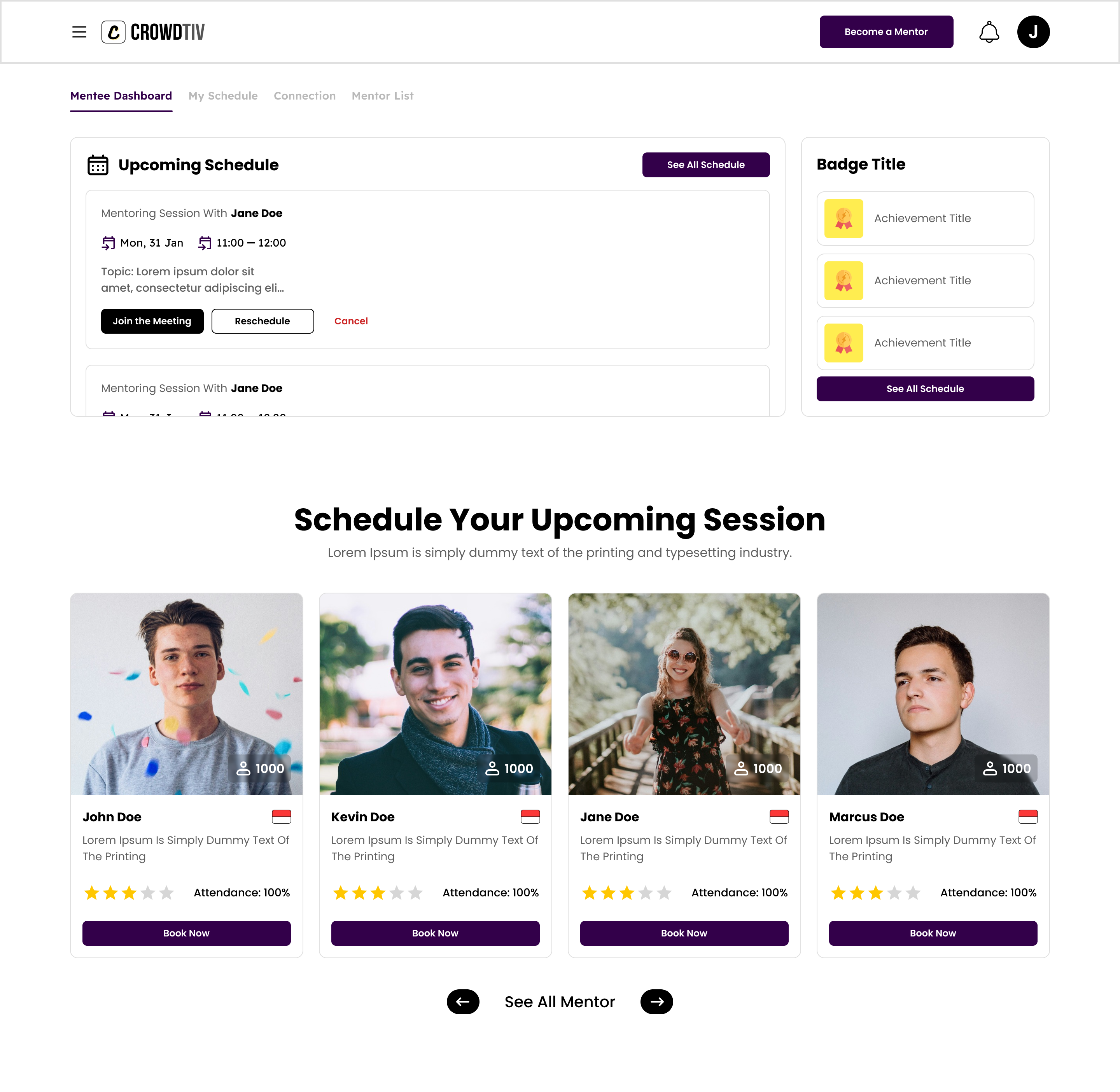 Mentoring Platform