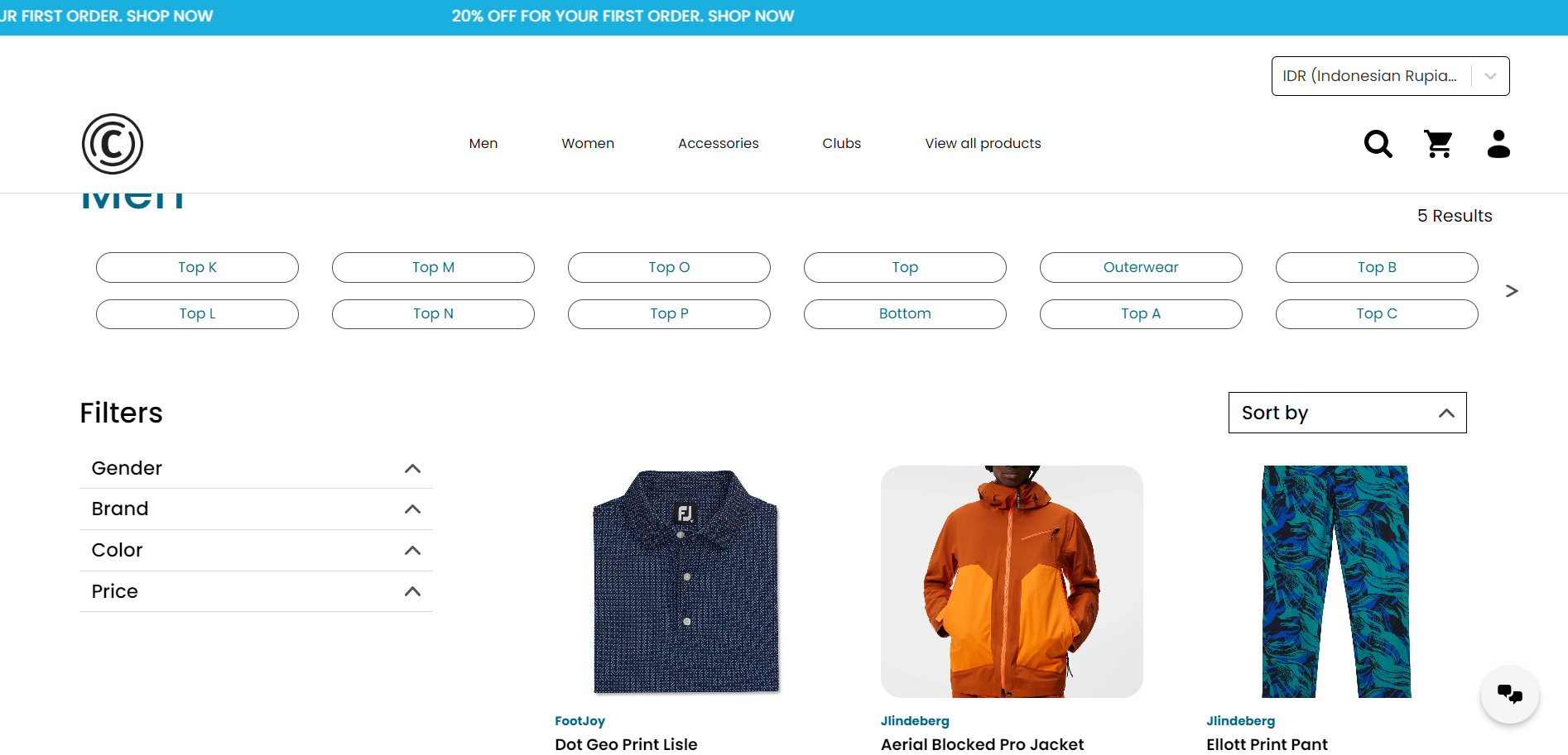 Online Store Website Ecosystem