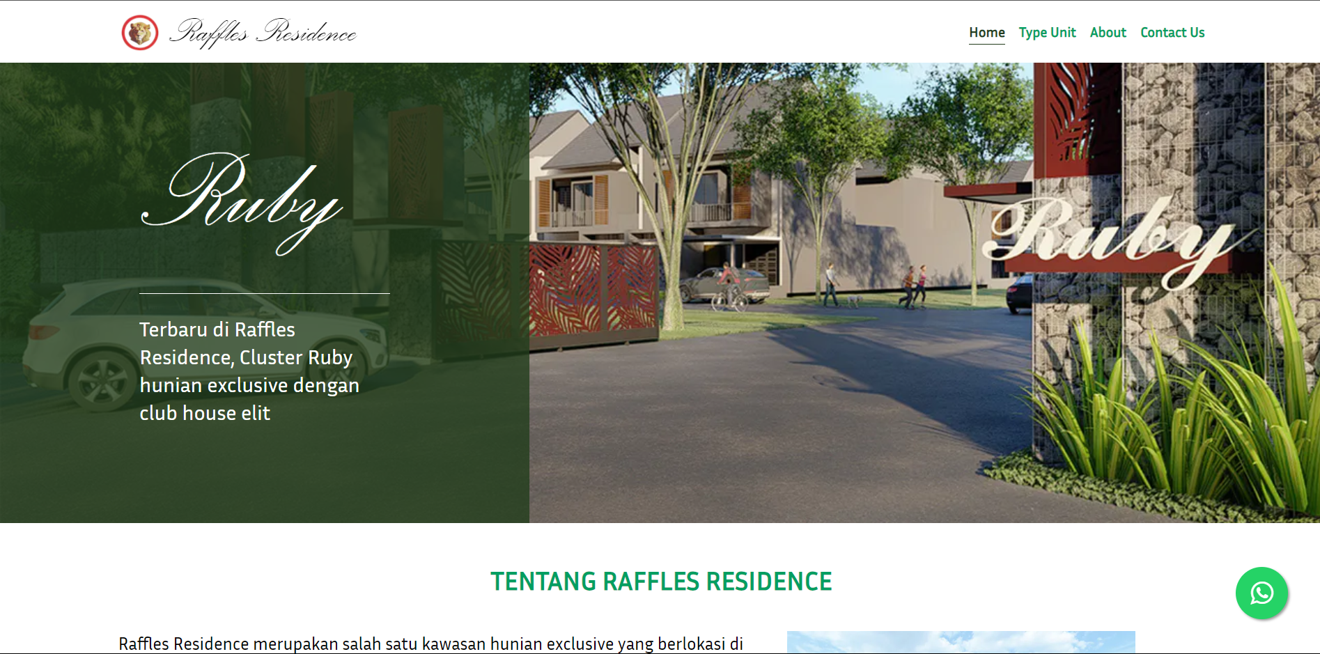 Company Landing Page